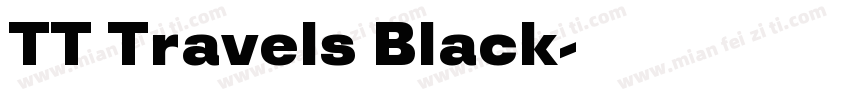 TT Travels Black字体转换